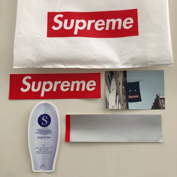 Supreme Accessories - Supreme stickers and bag